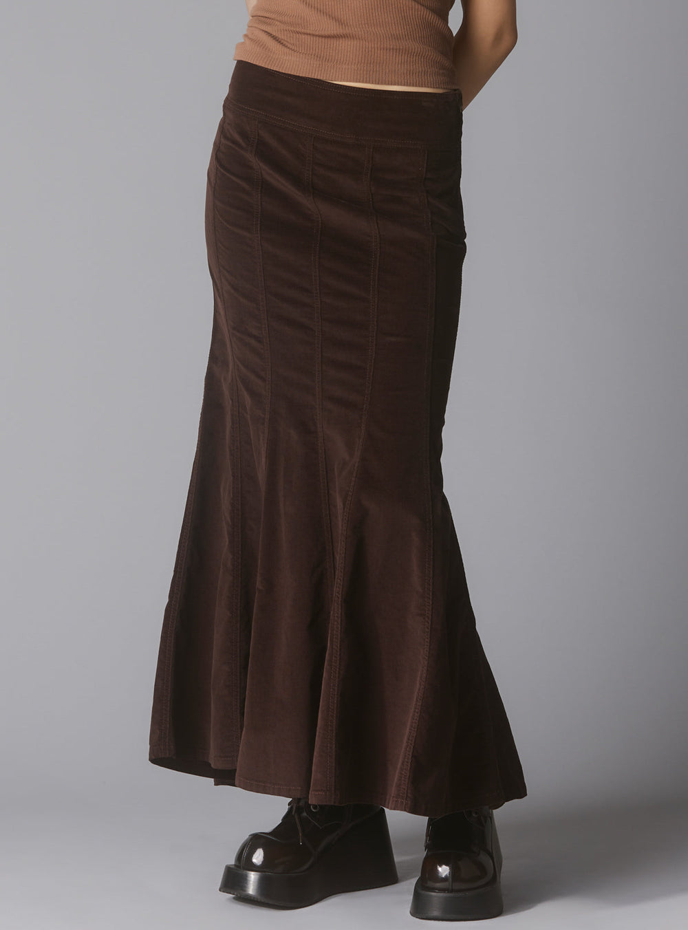 Nev Skirt - Dark Brown | UNIF Clothing online shop