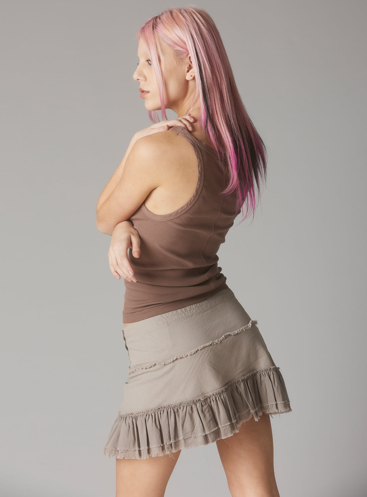 Zez Skirt - Grey | UNIF Clothing near me
