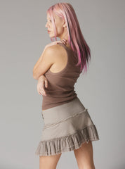 Zez Skirt - Grey | UNIF Clothing near me