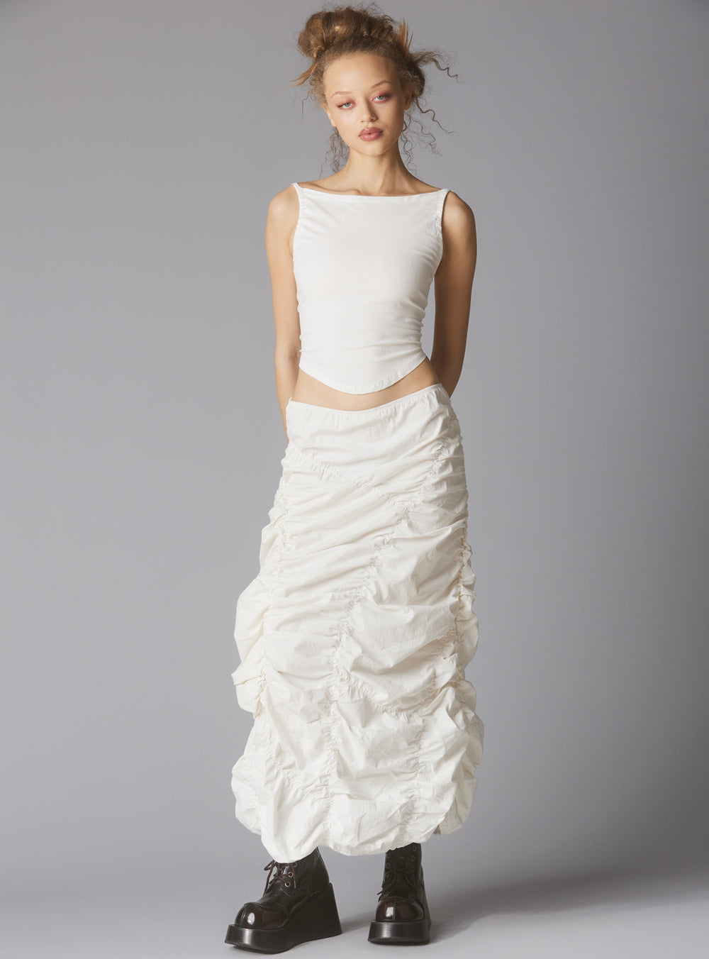 Muli Skirt - White | UNIF Clothing for Sale
