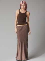 Vivi Skirt Brown - Brown | UNIF Clothing online shop