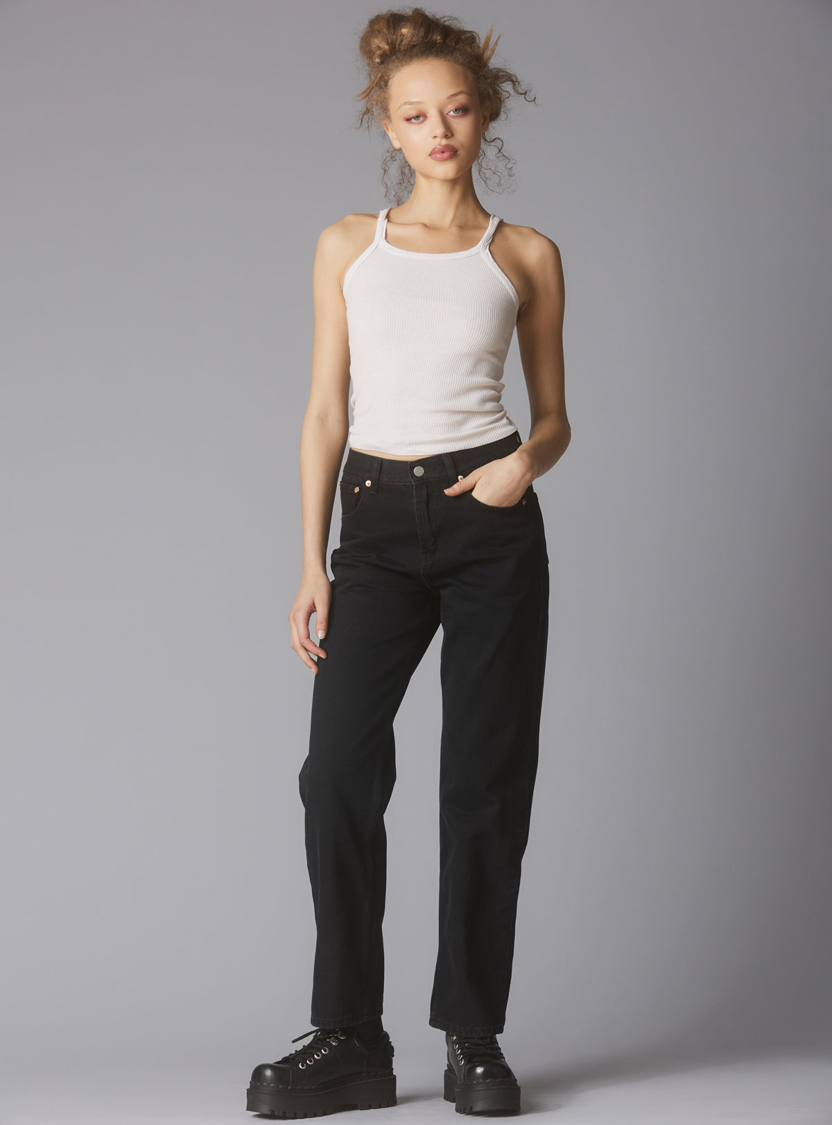 DB Jeans - Washed Black | UNIF Clothing for Sale