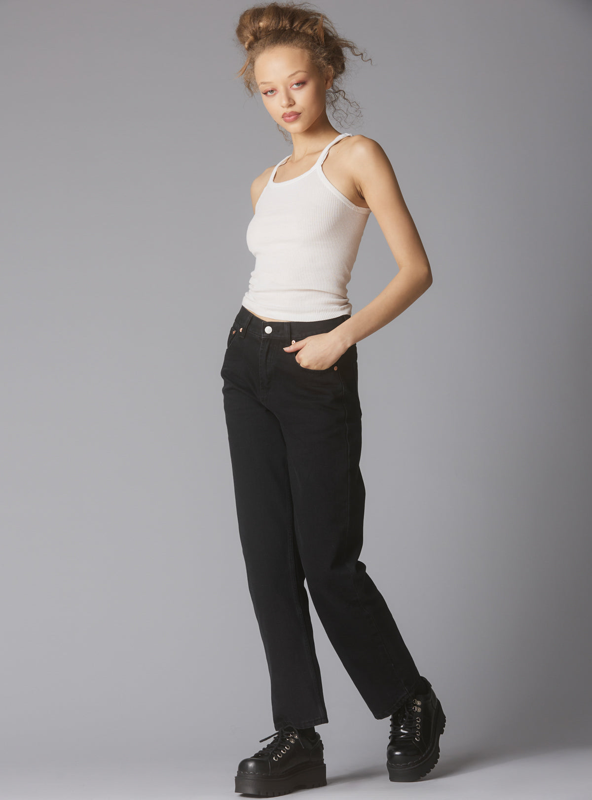 DB Jeans - Washed Black | UNIF Clothing for Sale