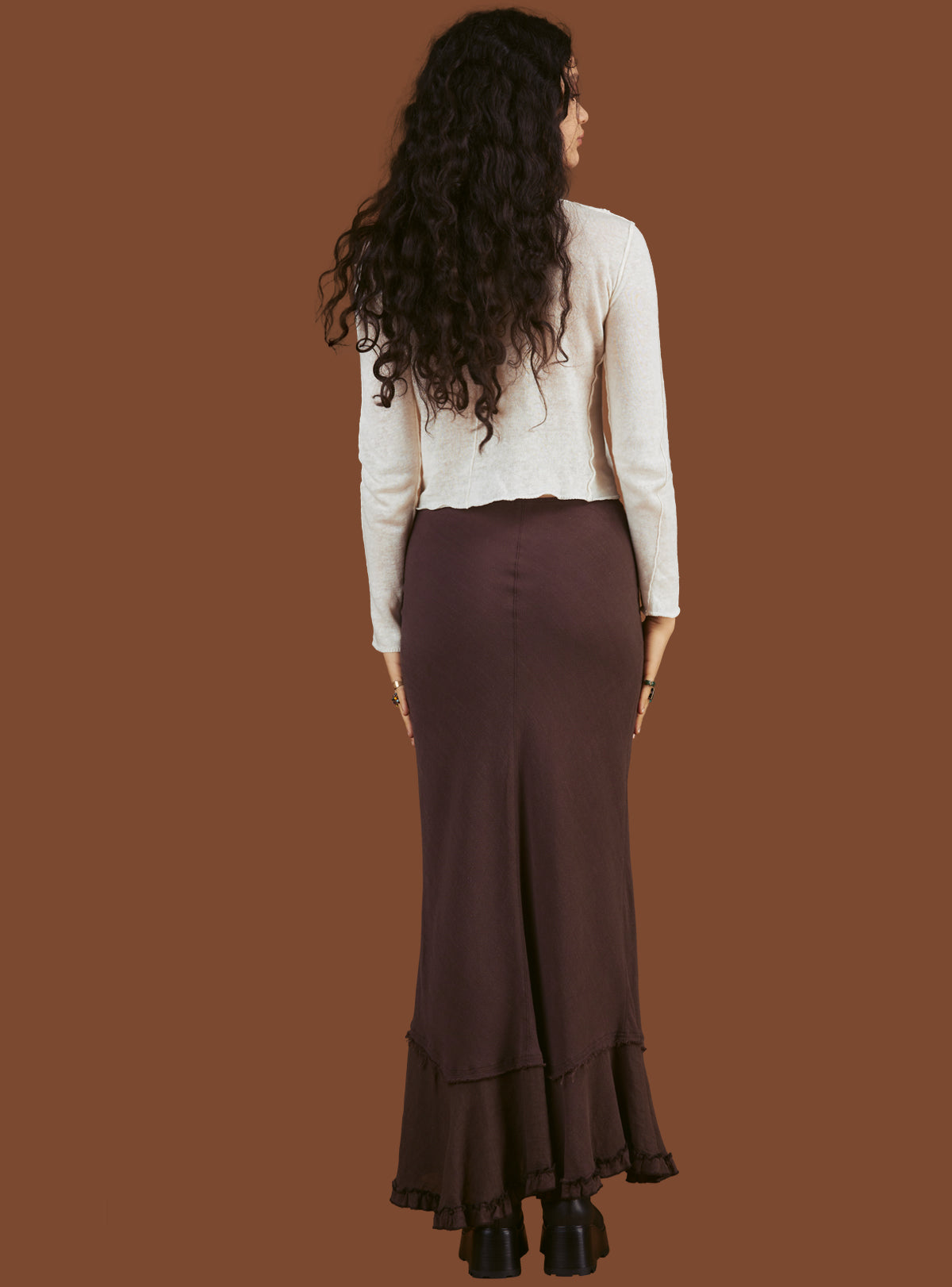 Rhizome Skirt - Brown | UNIF Clothing discount