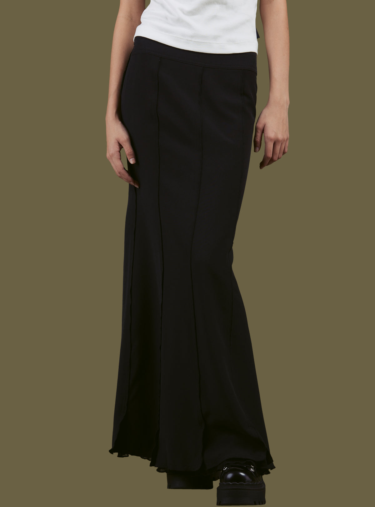 Maxi Espy Skirt - Black | UNIF Clothing outlet