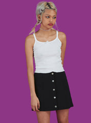 Parker Mini Skirt - Black | UNIF Clothing on Sale