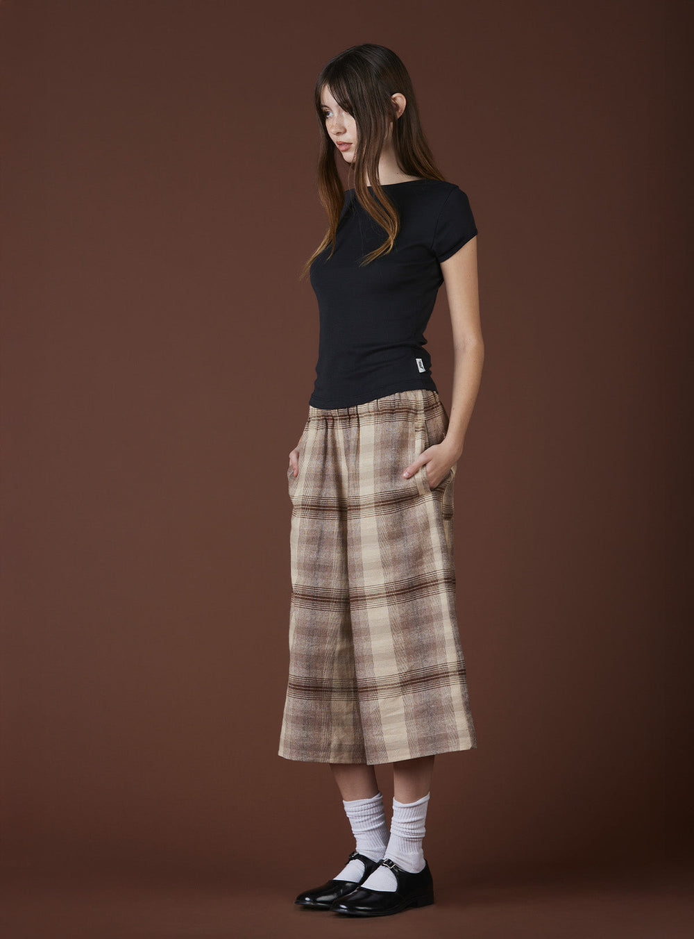 Land Long Shorts - Plaid | UNIF Clothing for Sale