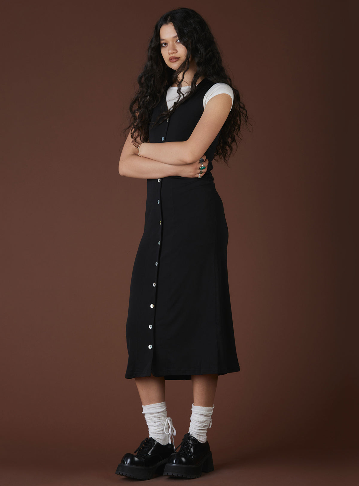 Parker Maxi Dress - Black | UNIF Clothing outlet