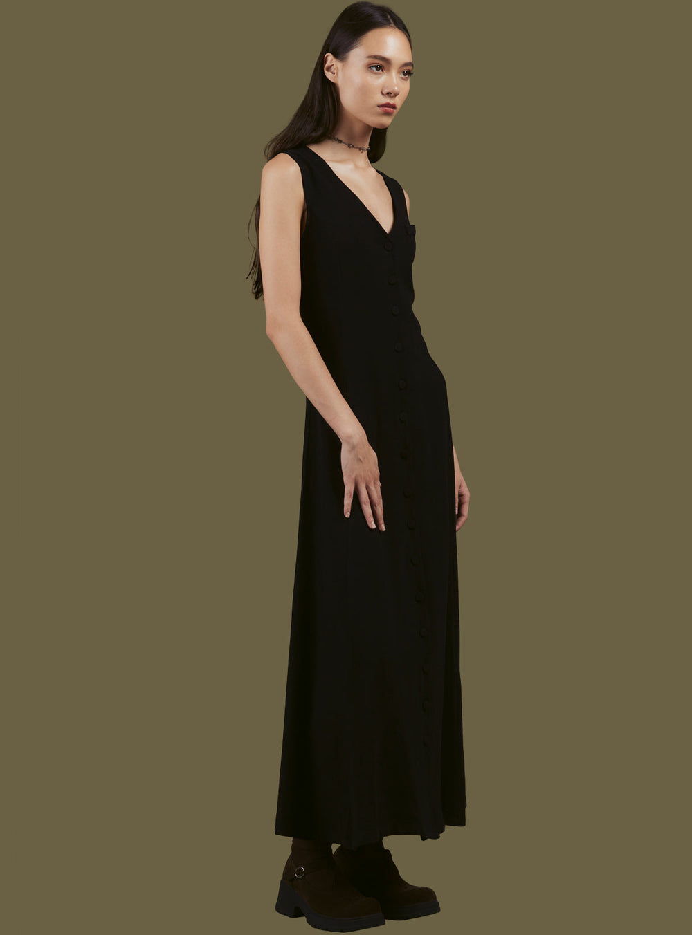 Linum Dress - Black | UNIF Clothing outlet