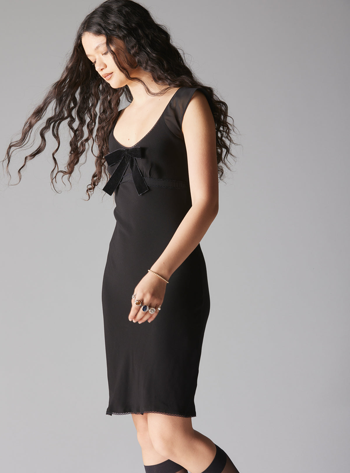 Luna Dress - Black | UNIF Clothing discount