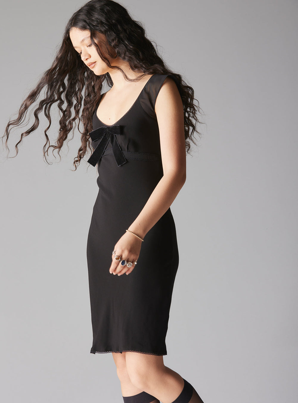 Luna Dress - Black | UNIF Clothing discount