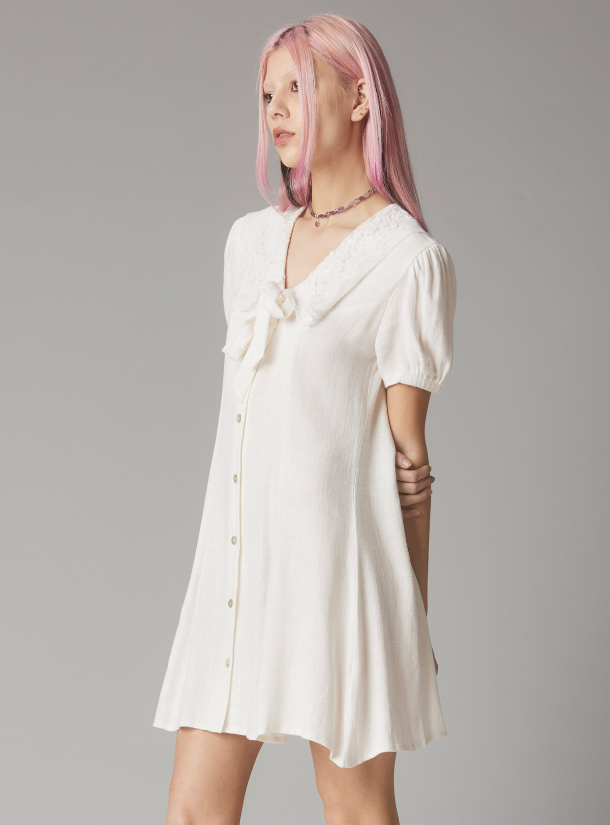 Lume Dress - White | UNIF Clothing on Sale