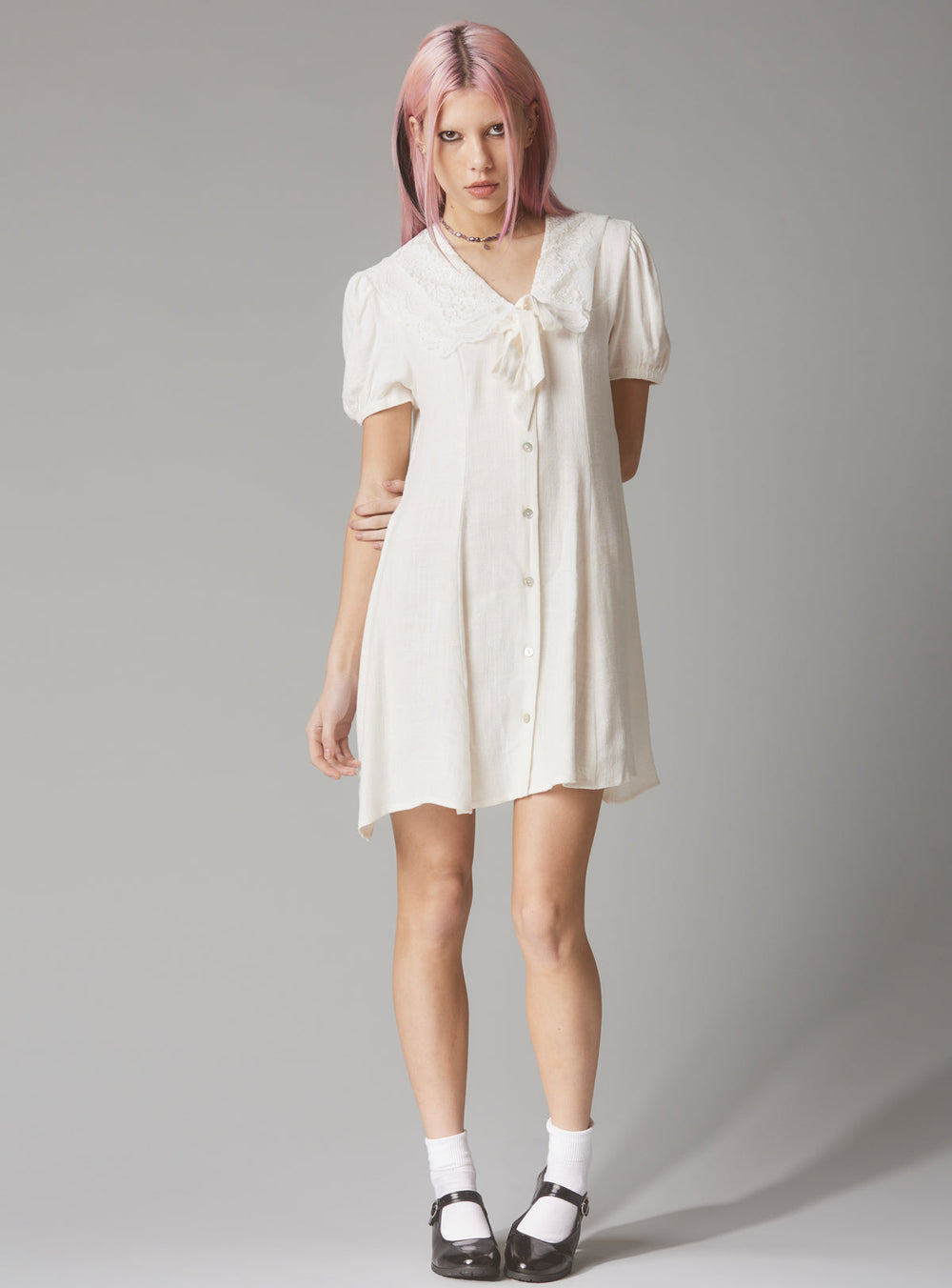Lume Dress - White | UNIF Clothing on Sale