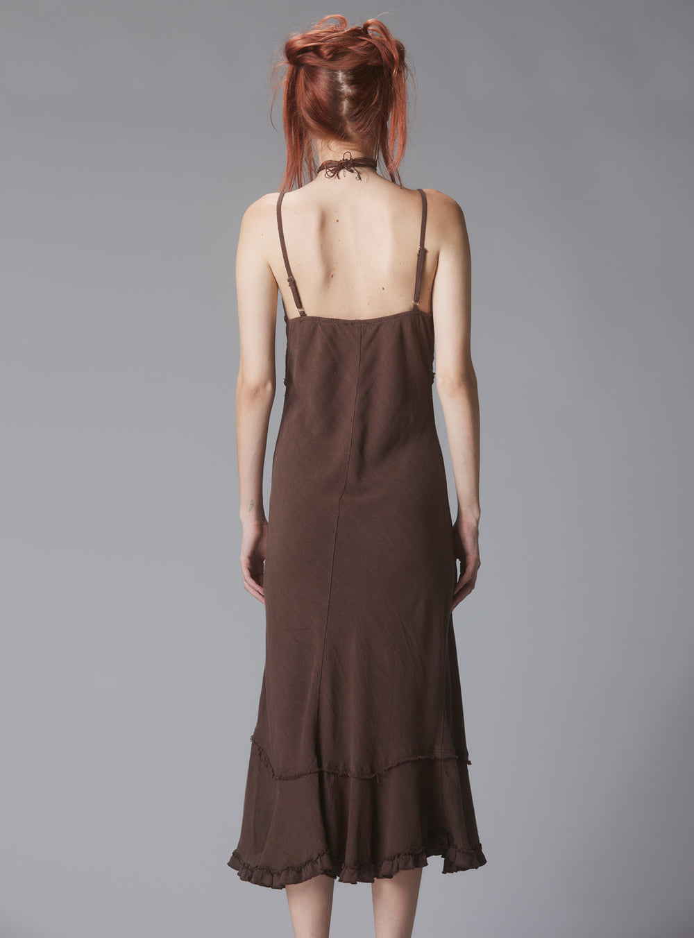 Rhizome Dress - Brown | UNIF Clothing online