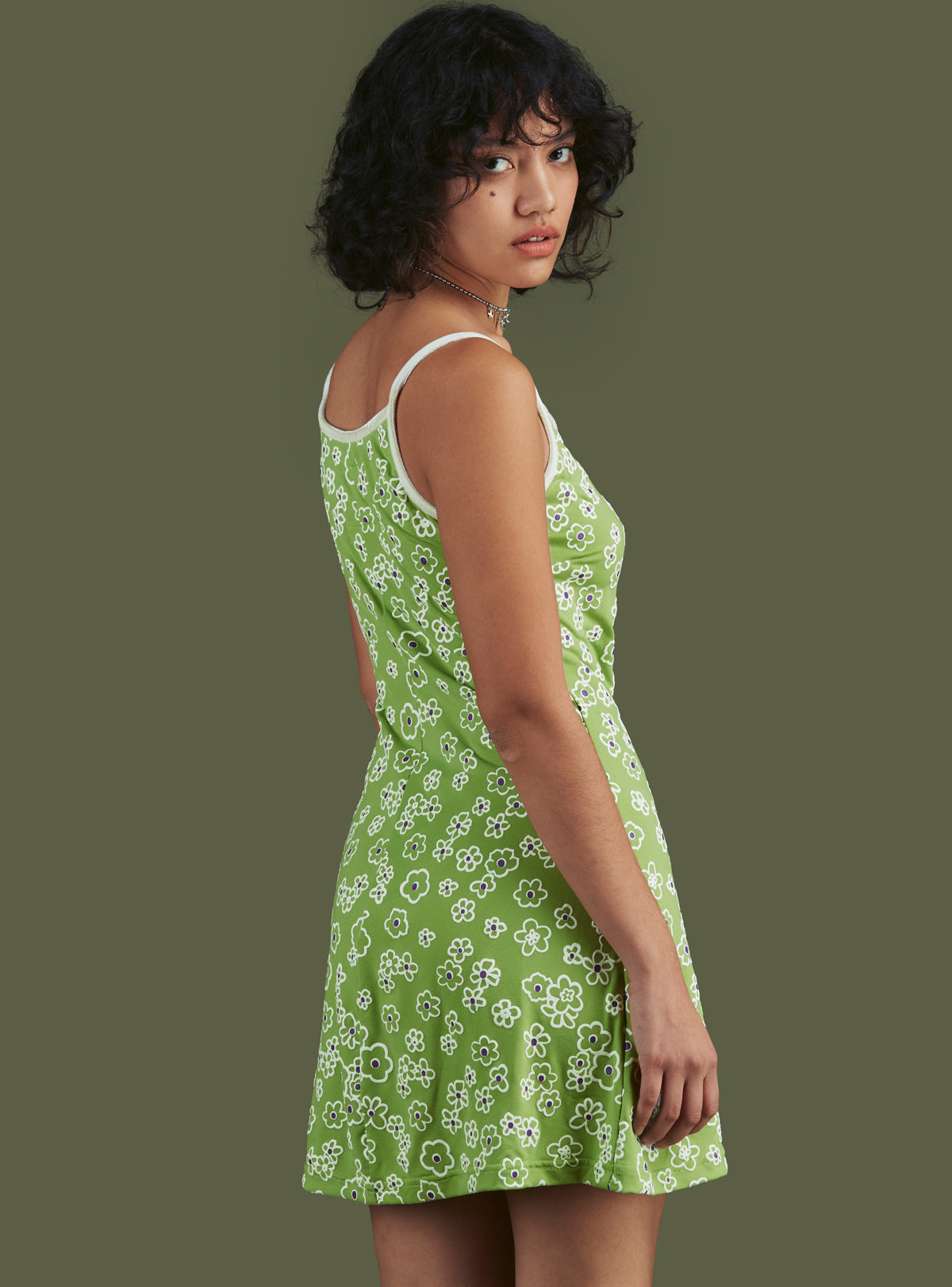 Mini Dazey Dress - Green | UNIF Clothing near me