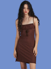 Mocha Dress - Brown | UNIF Clothing online