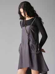 Syx Dress - Grey | UNIF Clothing online shop