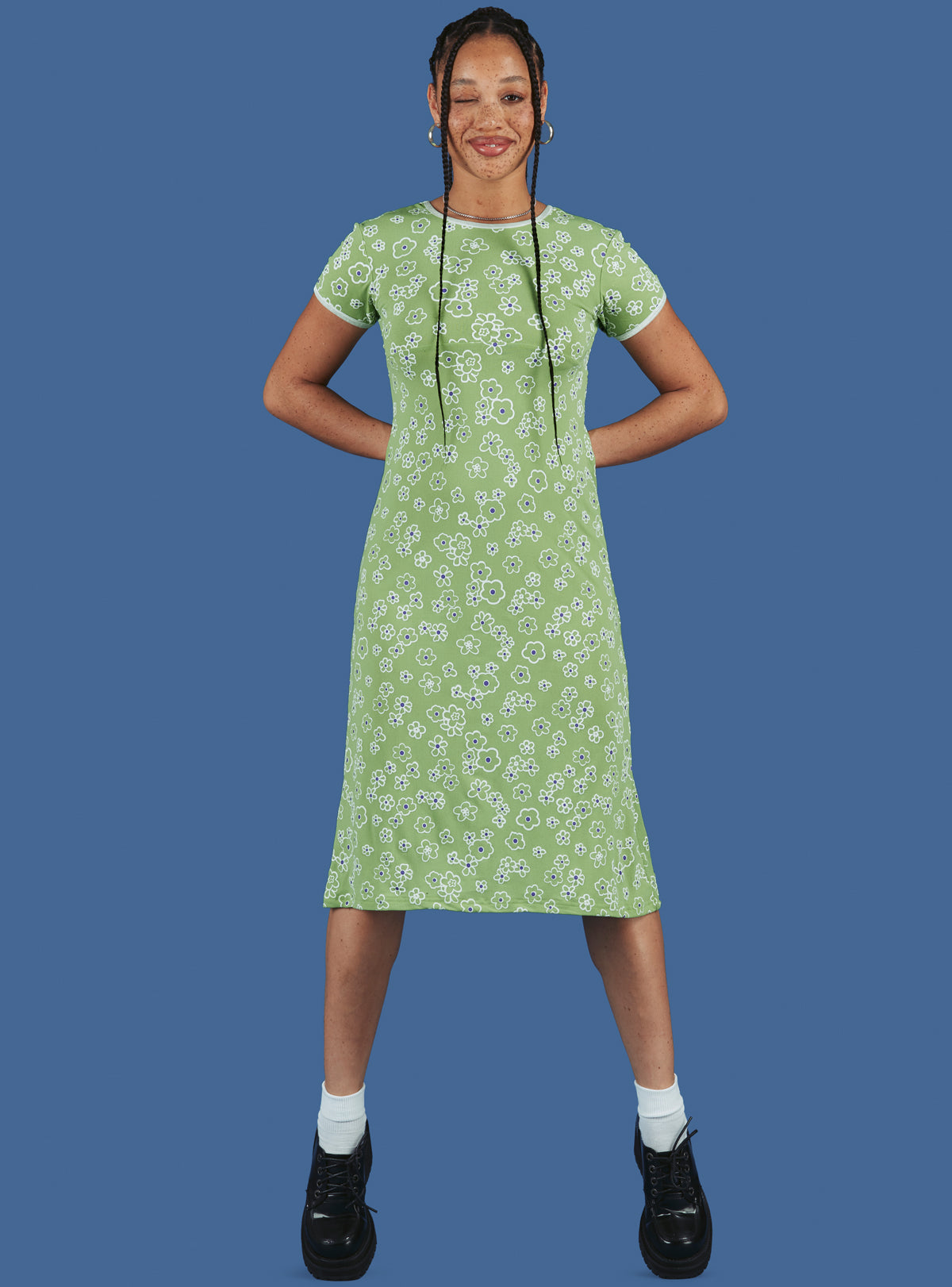 Dazey Dress - Green | UNIF Clothing near me