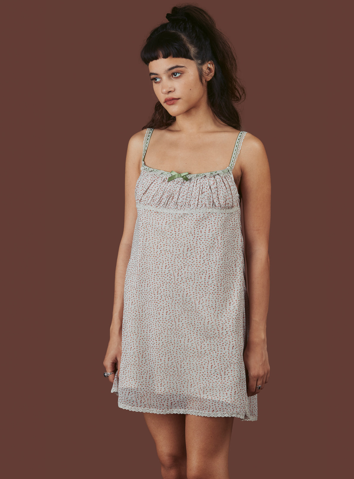 XO Dress - Cream Floral | UNIF Clothing for Sale