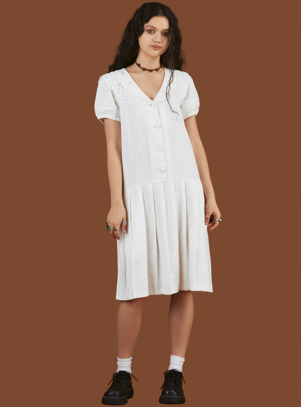 Konoha Dress - White | UNIF Clothing discount