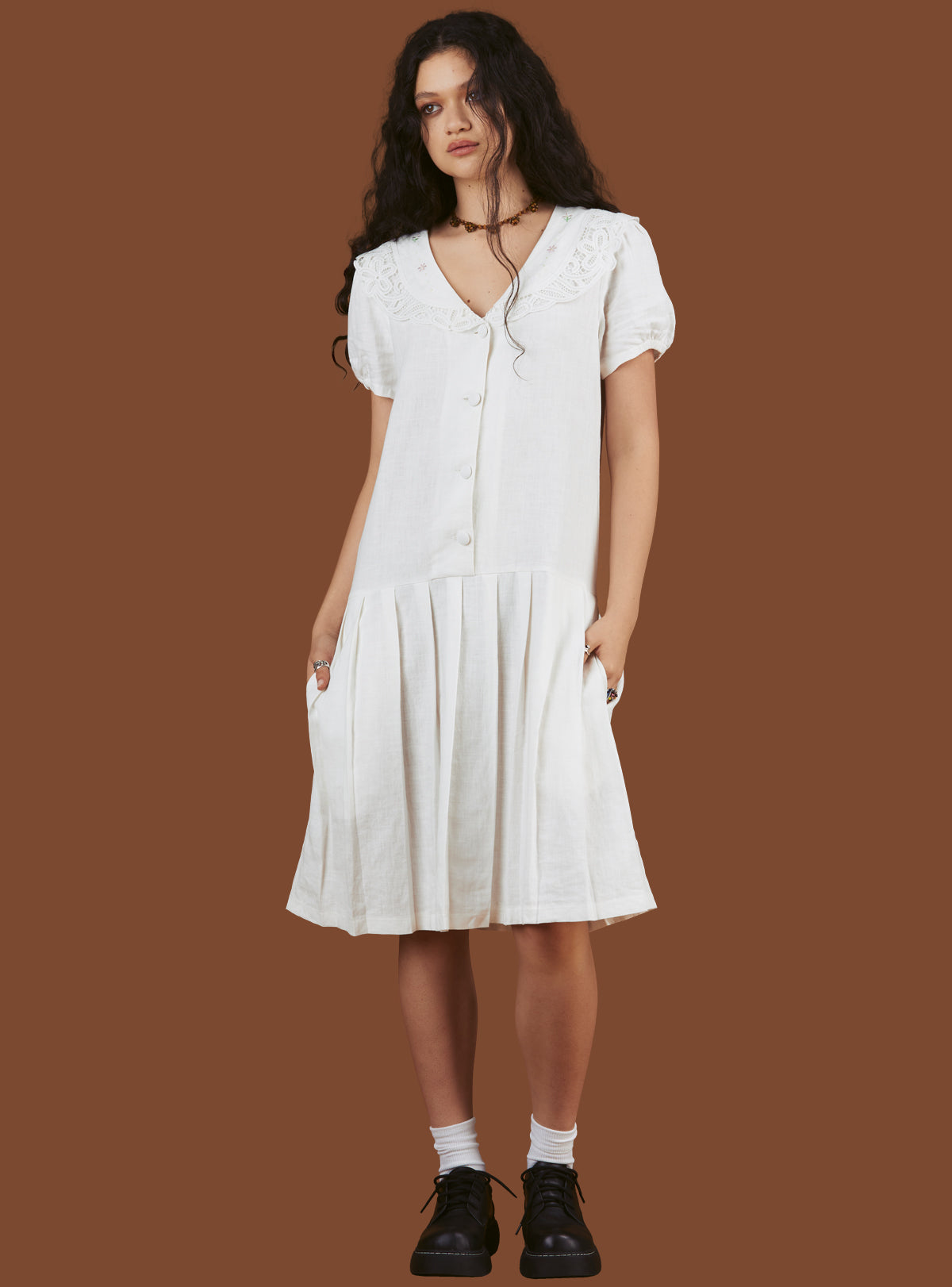 Konoha Dress - White | UNIF Clothing discount