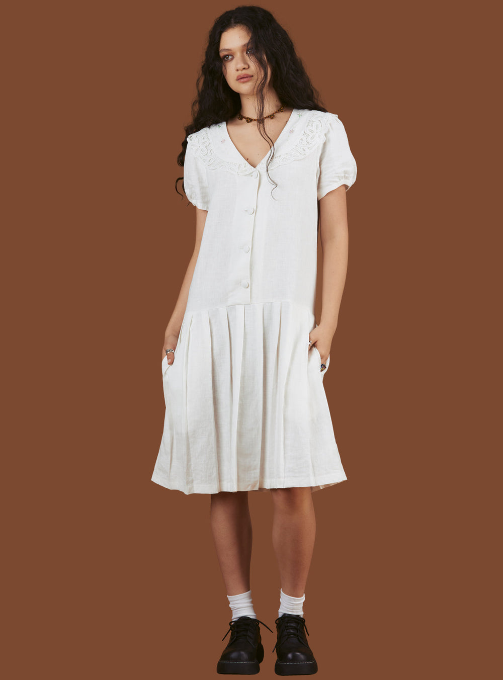 Konoha Dress - White | UNIF Clothing discount