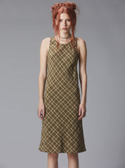Kelp Dress - Green Plaid | UNIF Clothing online