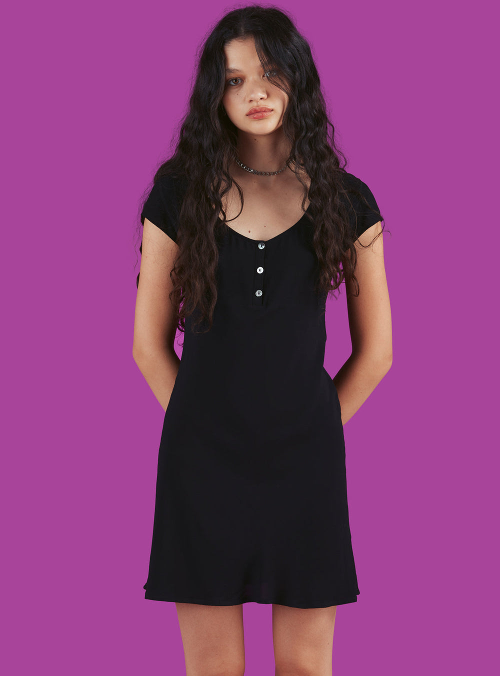 Serene Mini Dress - Black | UNIF Clothing online shop