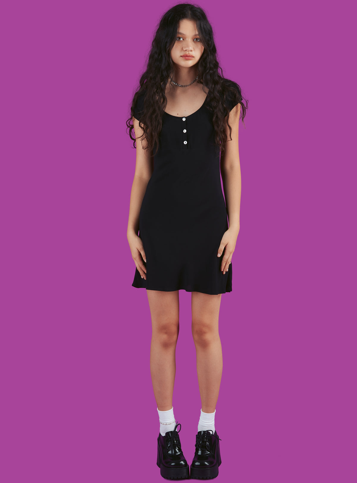 Serene Mini Dress - Black | UNIF Clothing online shop
