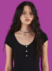 Serene Mini Dress - Black | UNIF Clothing online shop