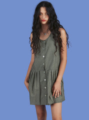 Currant Dress - Yellow Plaid | UNIF Clothing Sale