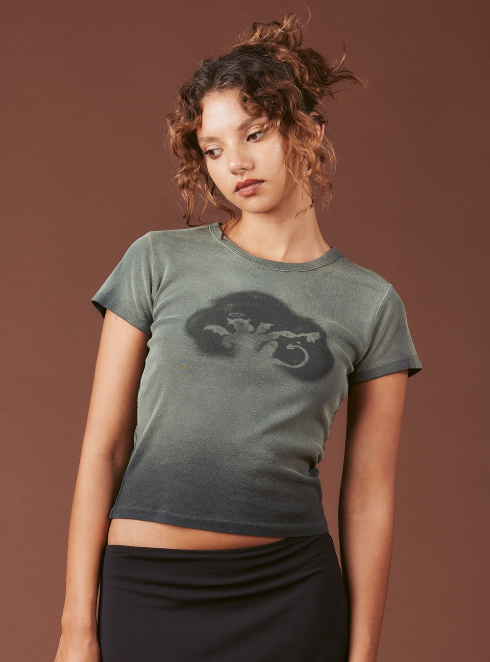 Zenith Top - Green/Black | UNIF Clothing on Sale