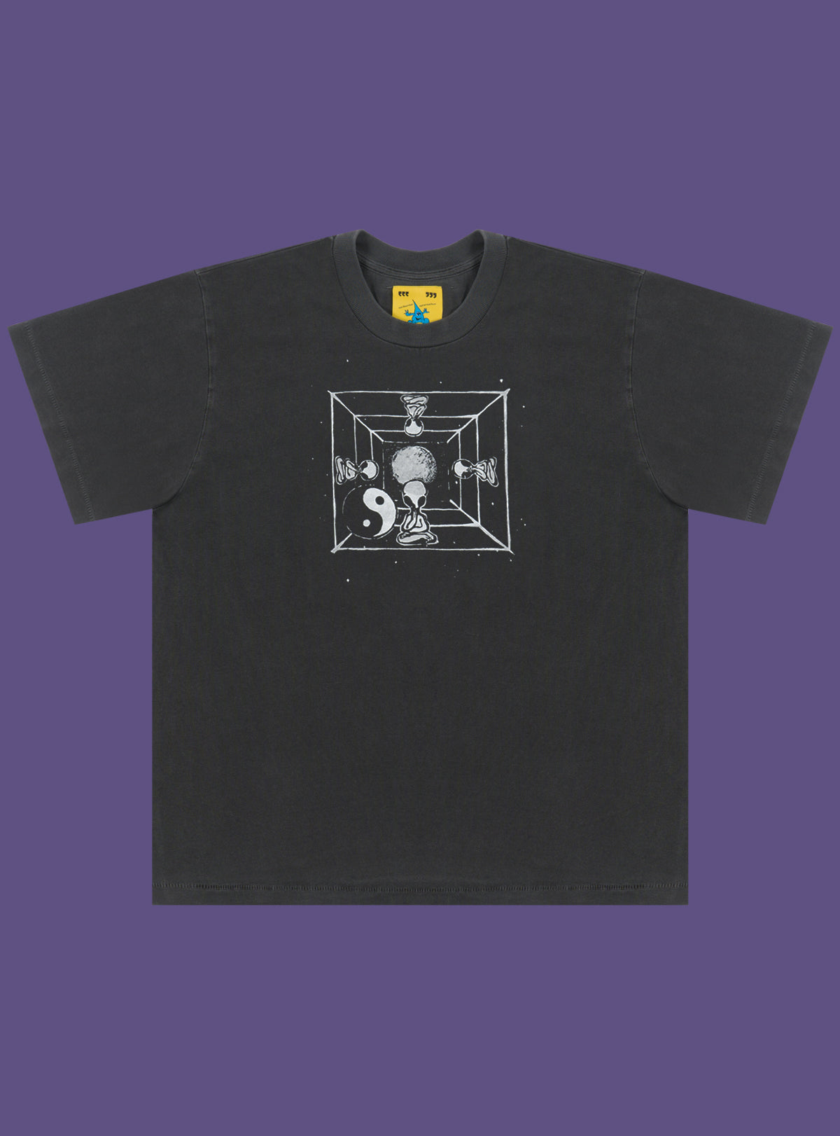 Dimension Tee - Vintage Black | UNIF Clothing outlet