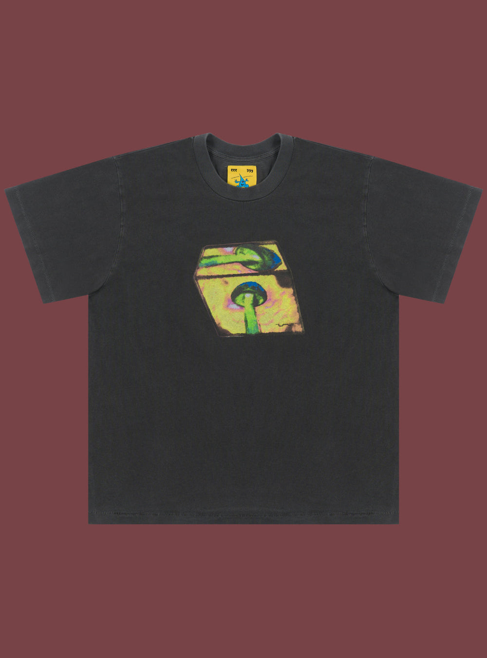 Time Cube Tee - Vintage Black | UNIF Clothing for Sale