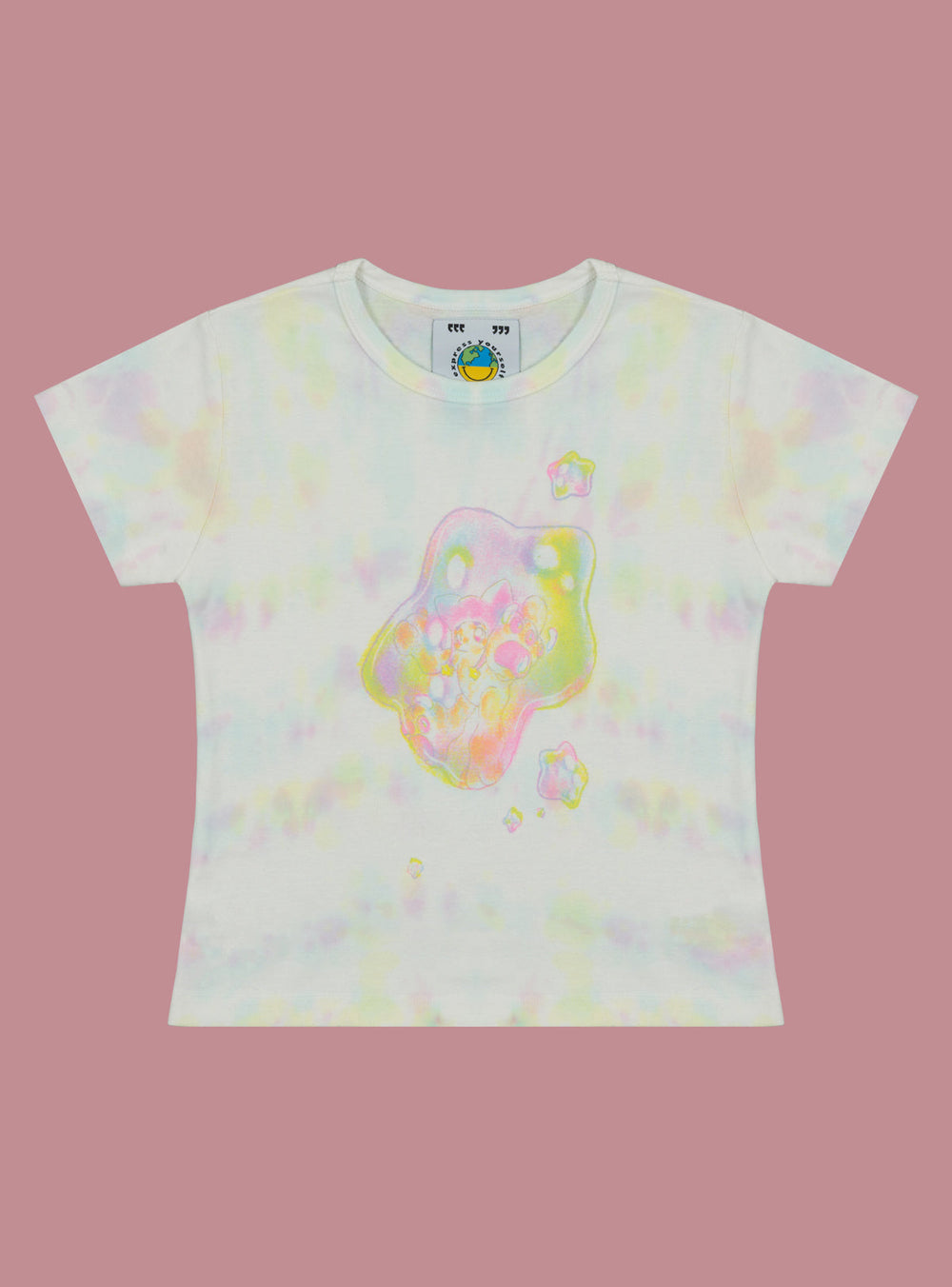Guts Baby Tee - Tie Dye | UNIF Clothing online