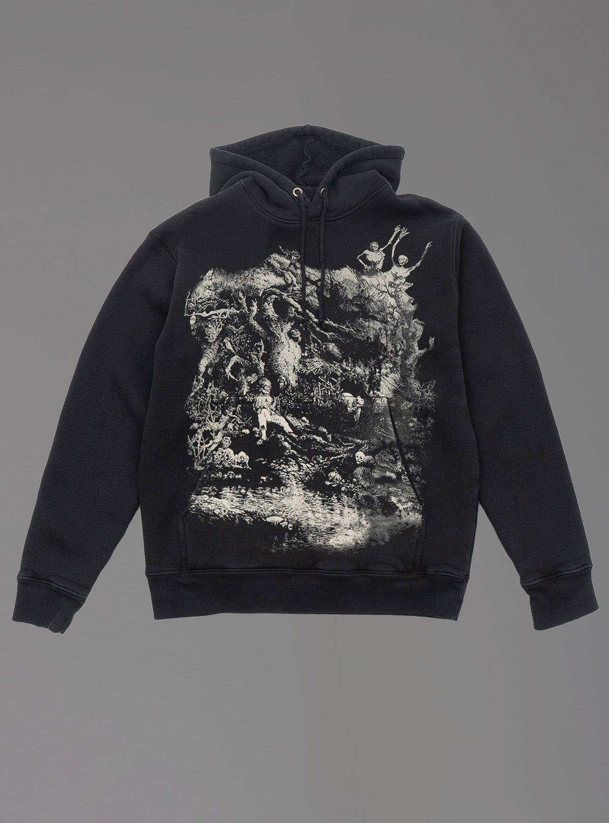 Death Dance Hoodie - VIntage Black | UNIF Clothing online shop