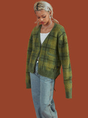 Ty Cardigan - Multi Green | UNIF Clothing Sale