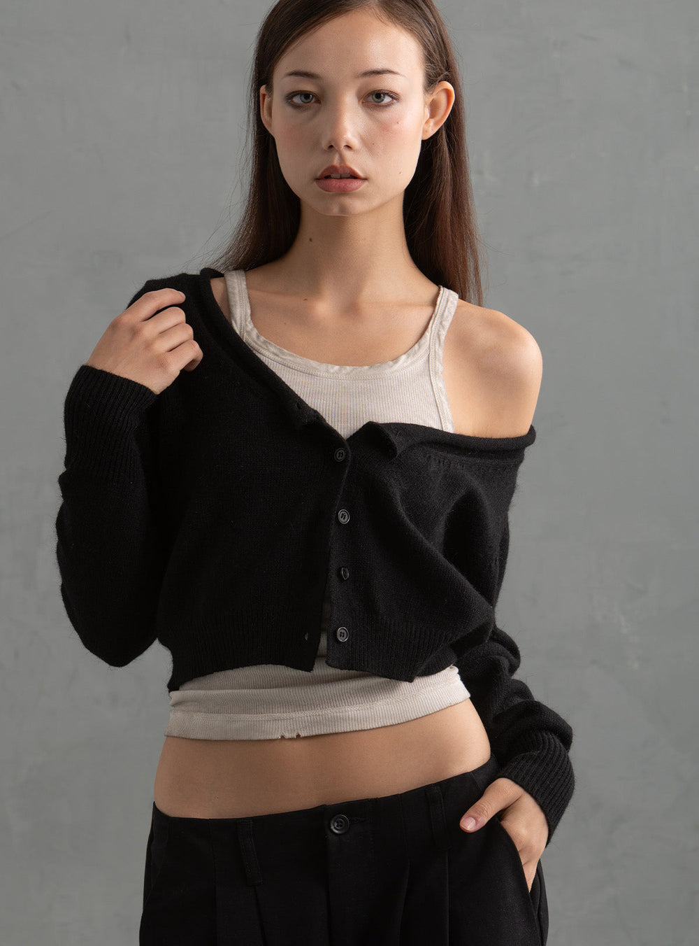 Moda Cardigan - Black | UNIF Clothing discount