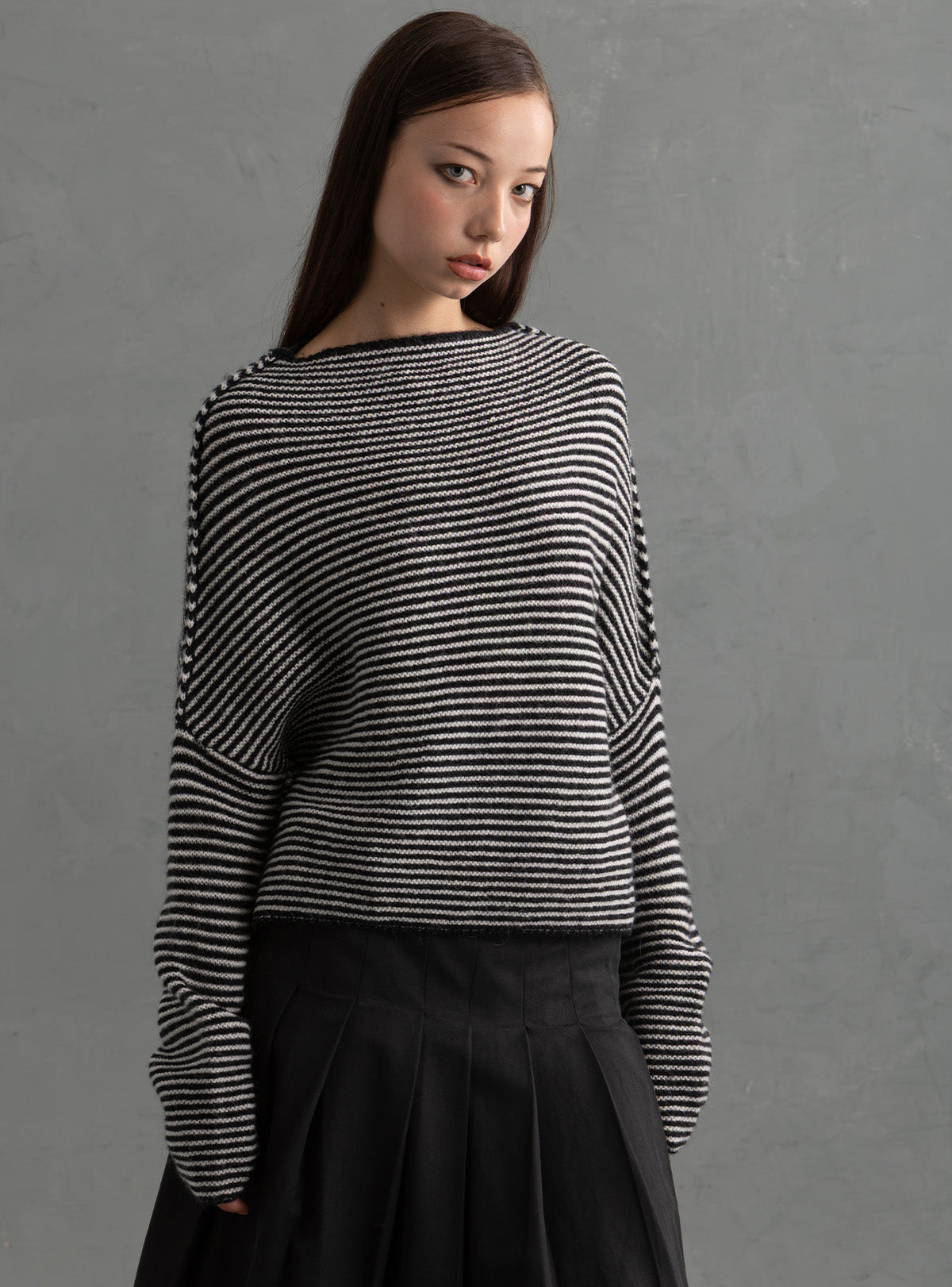 Ctrl Sweater - Black / White | UNIF Clothing near me