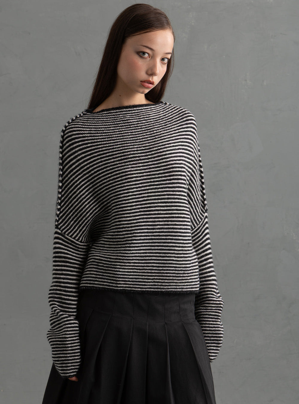 Ctrl Sweater - Black / White | UNIF Clothing near me