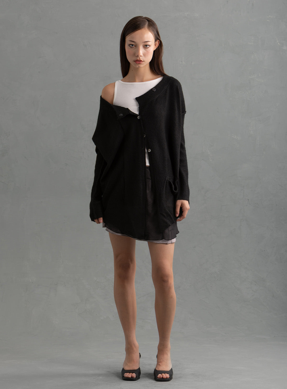 Lusc Cardigan - Black | UNIF Clothing for Sale