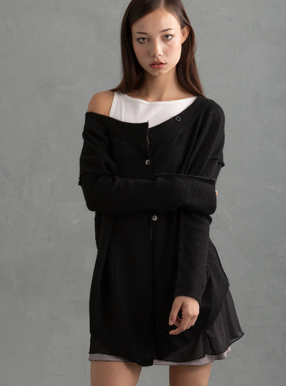 Lusc Cardigan - Black | UNIF Clothing for Sale