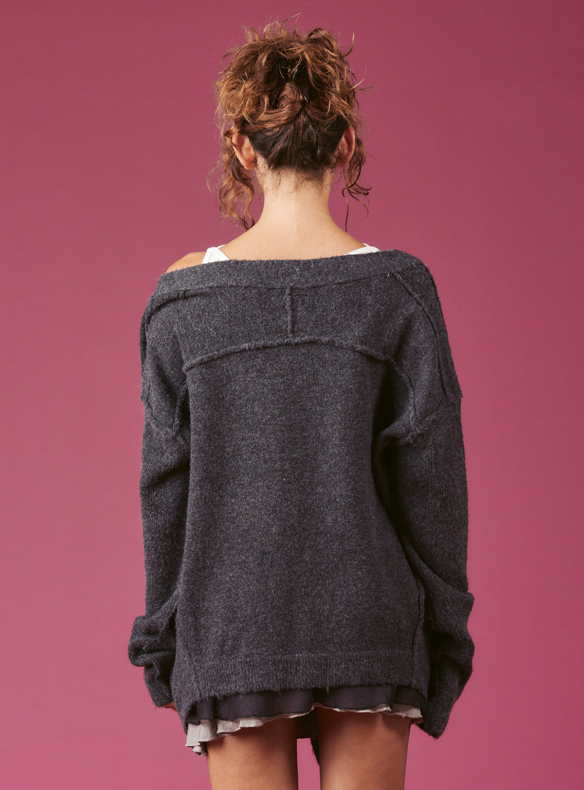 Lusc Cardigan - Grey | UNIF Clothing outlet