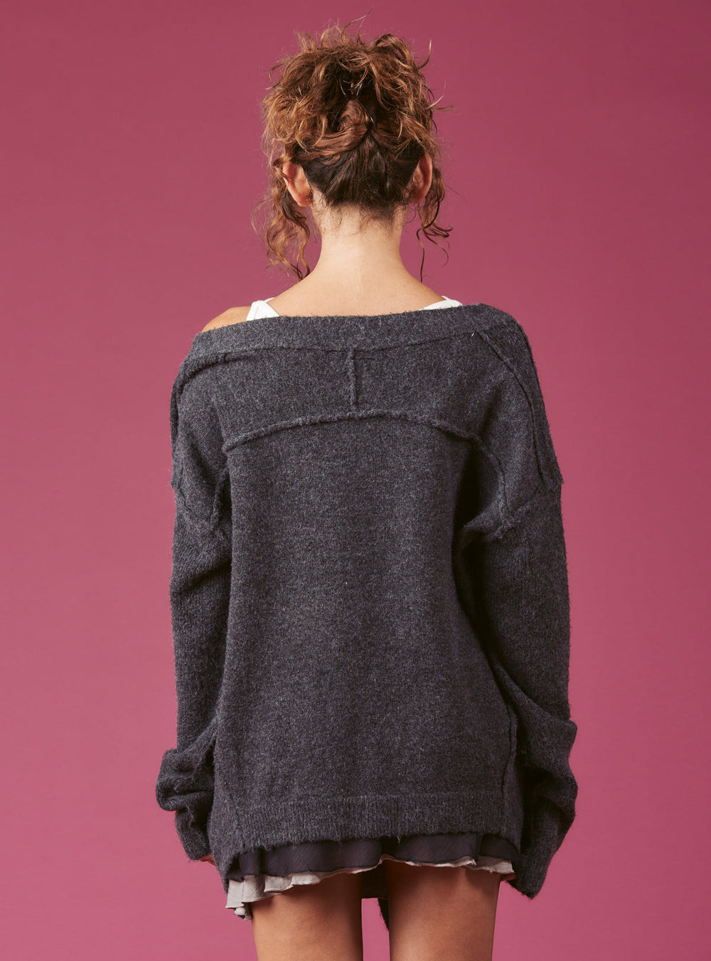 Lusc Cardigan - Grey | UNIF Clothing outlet
