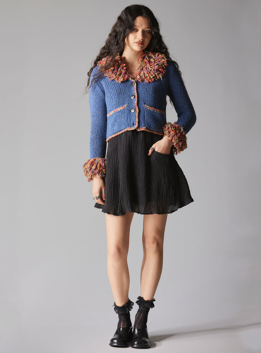 Runa Sweater - Blue/Multi | UNIF Clothing online shop