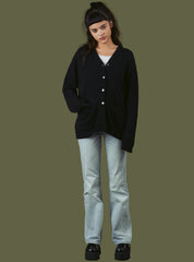 Y Cardigan - Black | UNIF Clothing near me