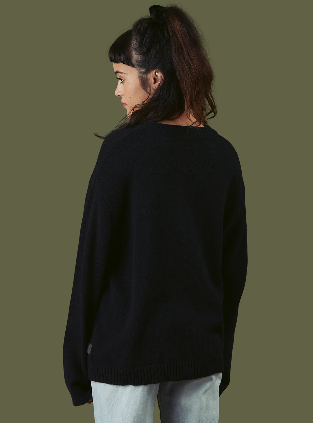 Y Cardigan - Black | UNIF Clothing near me