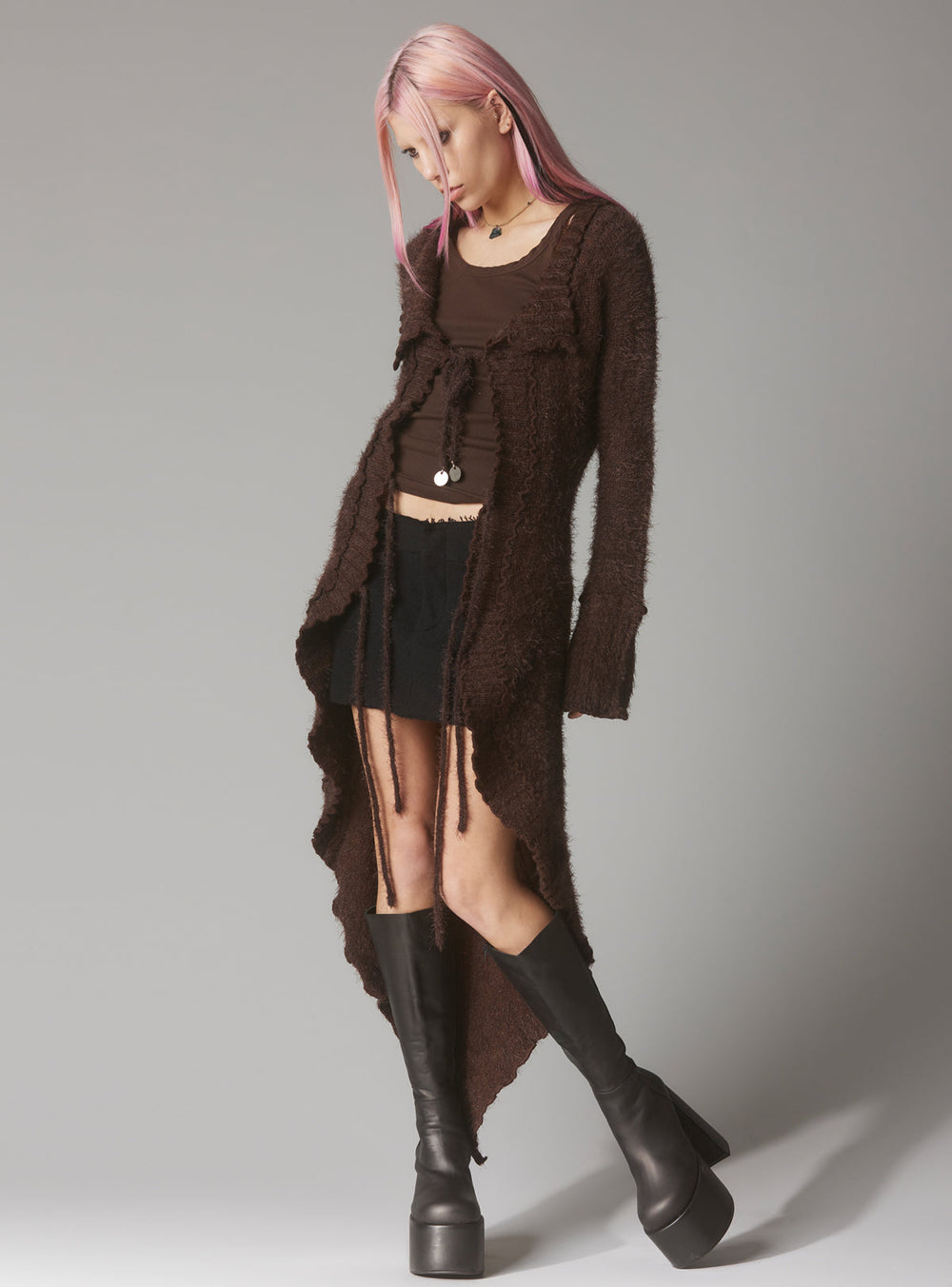 Herron Sweater - Dark Brown | UNIF Clothing outlet
