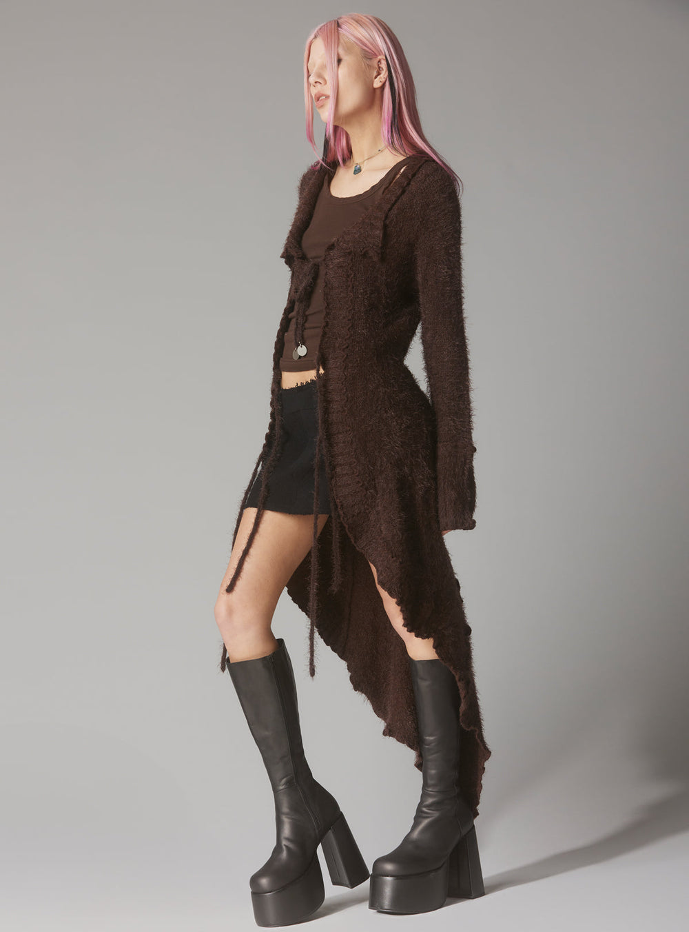 Herron Sweater - Dark Brown | UNIF Clothing outlet