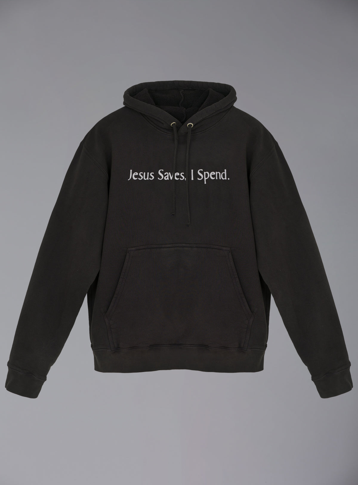 Jesus Saves Hoodie - VIntage Black | UNIF Clothing online shop